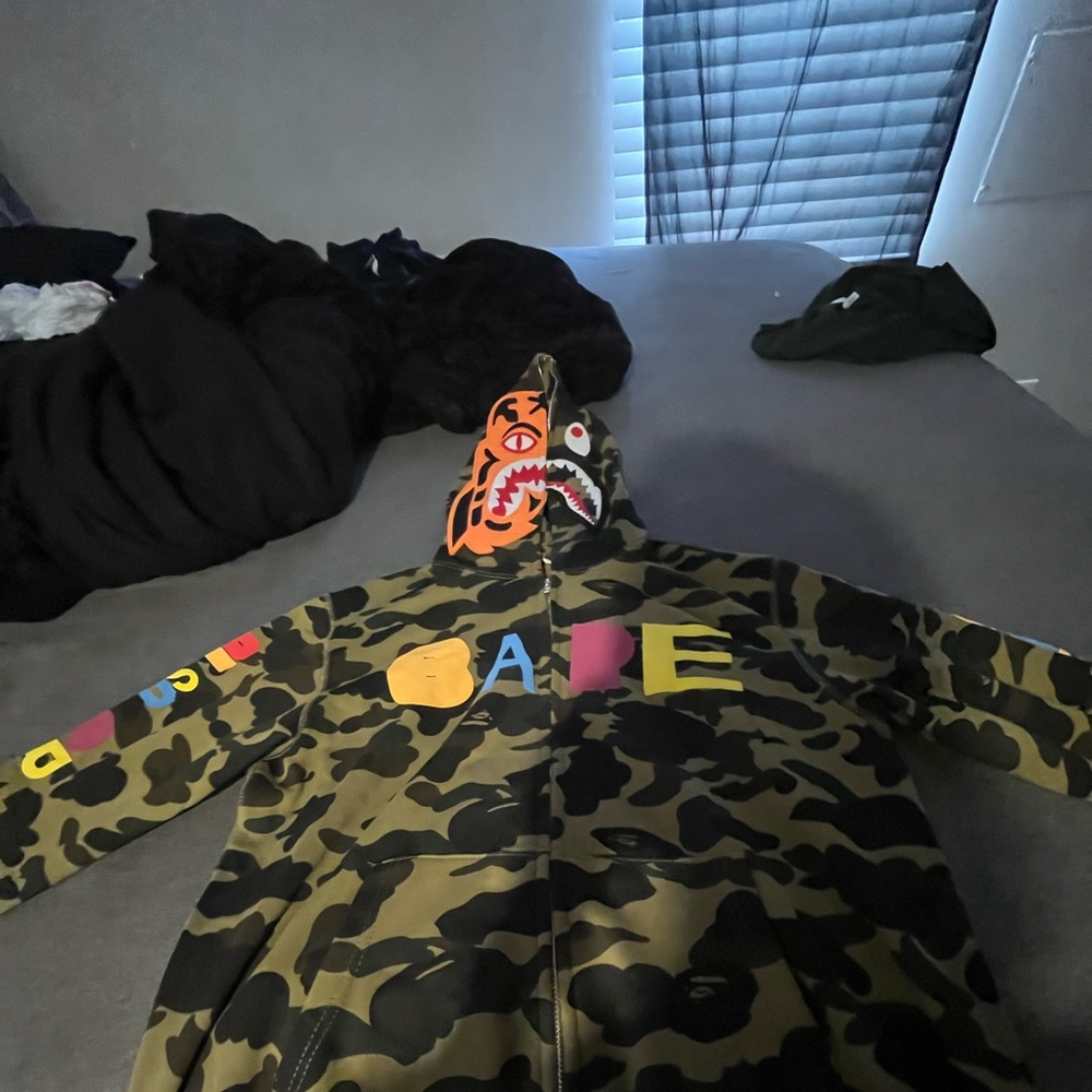 I am selling this readymade x bape hoodie